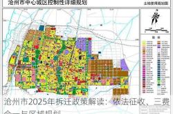 沧州市2025年拆迁政策解读：依法征收、三费合一与区域规划