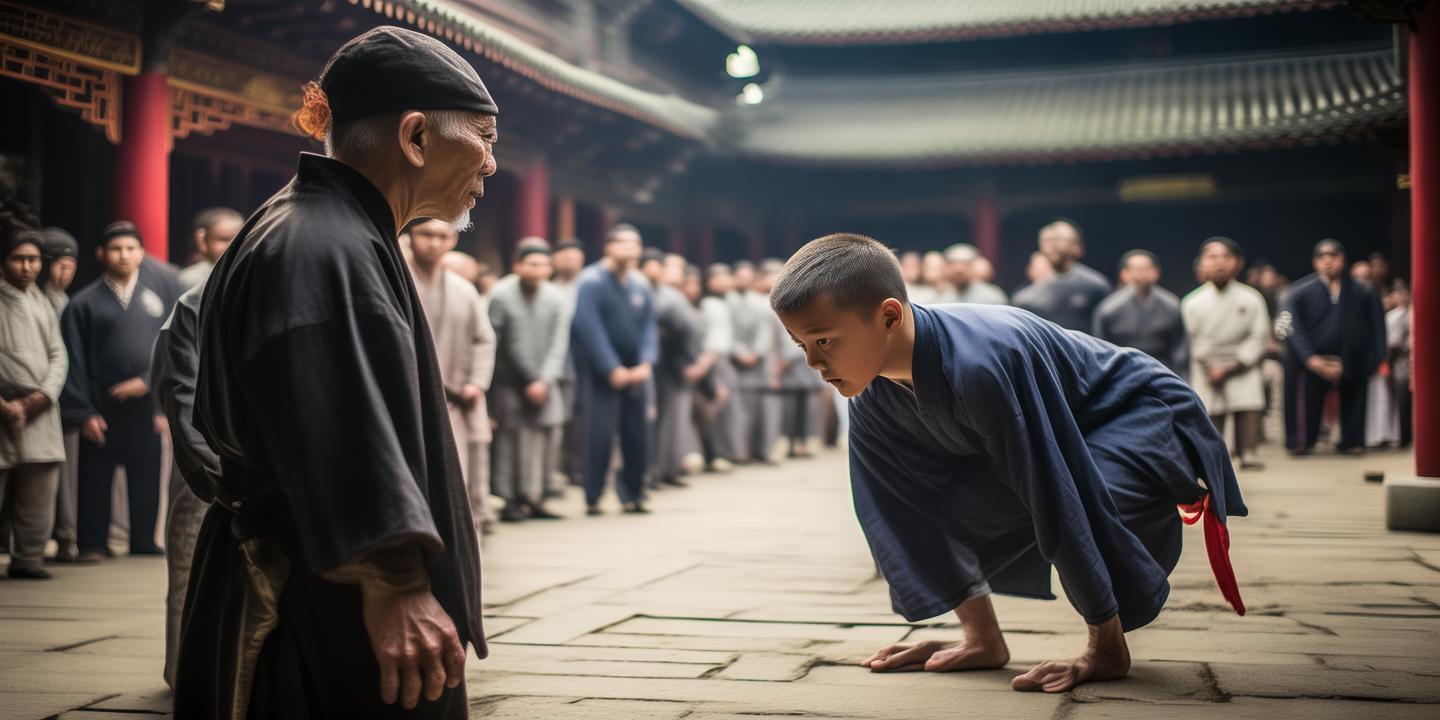 沧州武术名家收徒仪式再现传统拜师礼,引热议